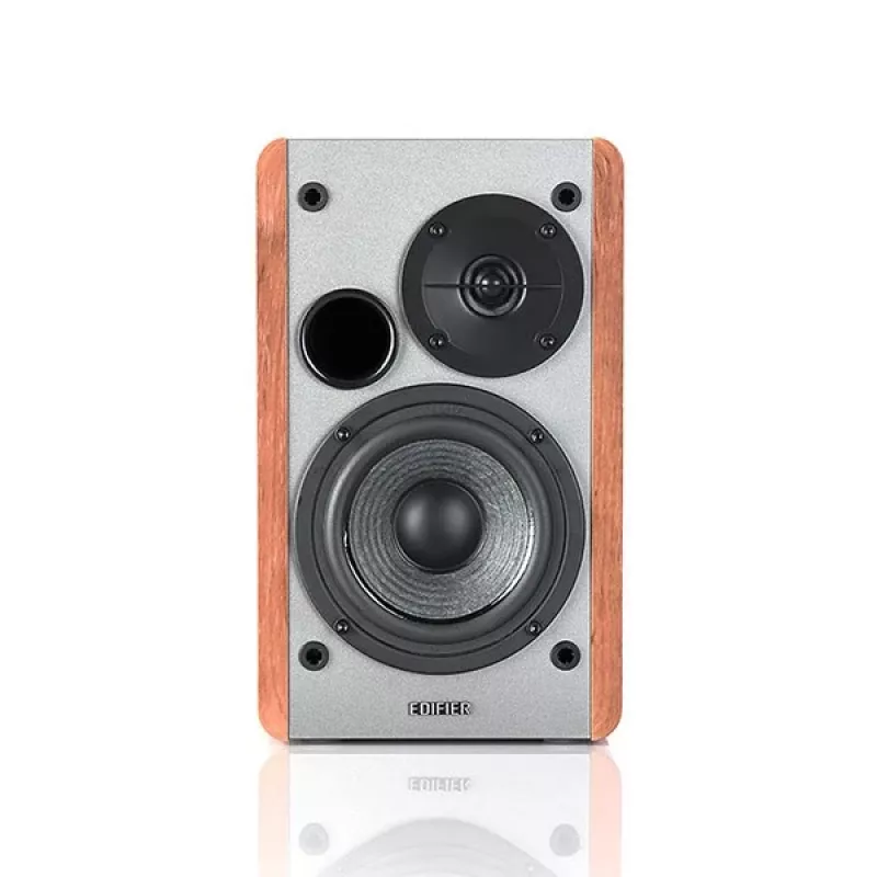 Edifier R1280T sistema di diffusori attivi da scaffale con telecomando e doppi ingressi RCA - legno marrone