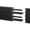 Barra di montaggio B-Tech BT8390 set di estensione nero 12 mm larghezza 8 mm profondità 180 mm lunghezza