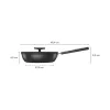 Fiskars Hard Face 1075528 padella antiaderente 24 cm 2,2L