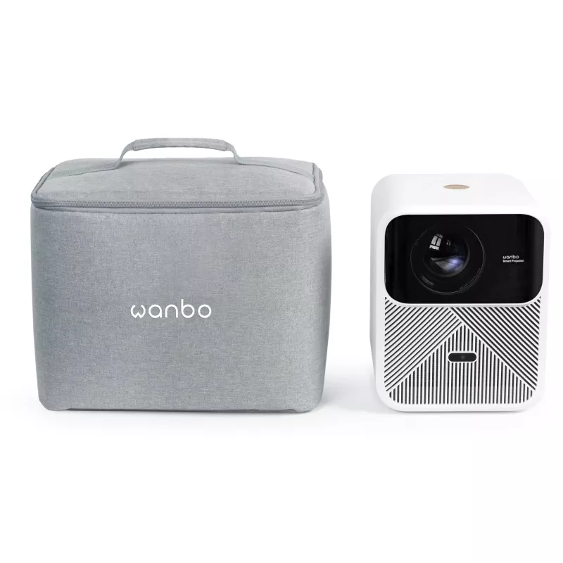 Borsa per proiettore WANBO per Mozart 1 Pro / DaVinci 1 Pro — borsa imbottita grigia
