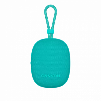 Canyon OnMove 12 - altoparlante Bluetooth v5.3 portatile - 5W - TWS - IPX7 - 12 ore - ricarica USB-C