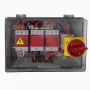 Quadro combinatore fotovoltaico HiSmart NV822300 DC 3 ingressi - 3 uscite IP66 per impianti solari