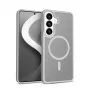 Crong Hybrid Matte Magnetic custodia per Samsung Galaxy S26 — TPU + PC, grigio