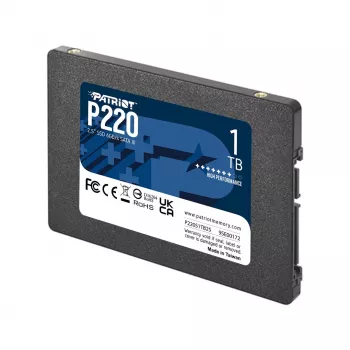 SSD SATA III 2,5 pollici PATRIOT P220 1 TB — 550/500 MB/s, 50k IOPS, 7 mm