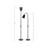 Lampada da terra TRACER Lucia TRAOSW47347 LED regolabile in altezza