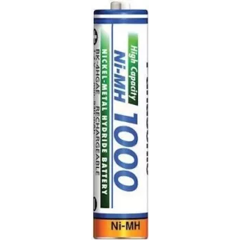 Batteria ricaricabile Panasonic Micro (AAA) NiMH AAA 1000 mAh 1,2 V 1 pz. (135878)