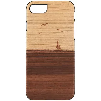 Custodia per cellulare man and wood per iPhone 7/8, mare nero