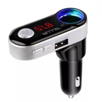 Trasmettitore FM Tellur FMT-B2 nero Bluetooth 5.0 USB per riproduzione audio in auto