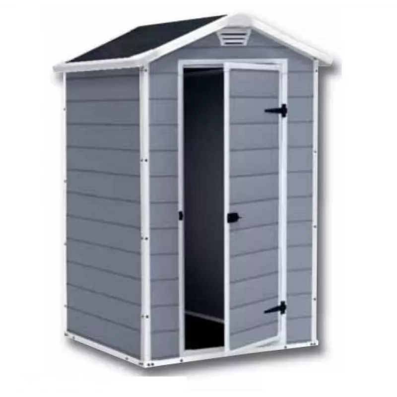Casetta in plastica Keter S 1457 0043 porta singola tetto nero 1280x940x1960 mm