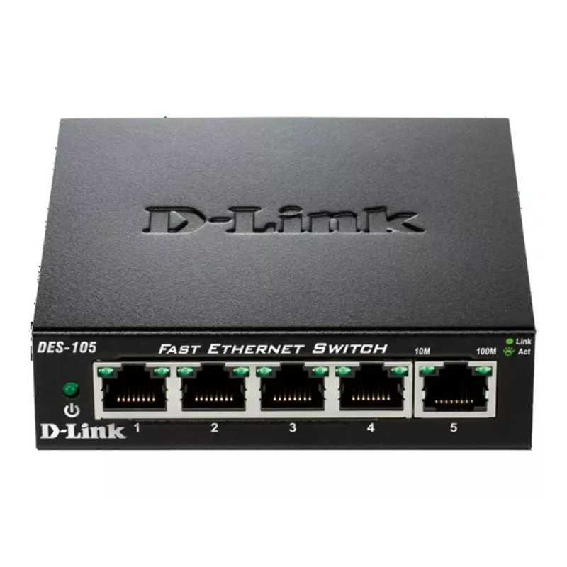 D-Link DES-105 unmanaged L2 nero