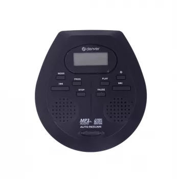 Lettore CD portatile Denver DMP-395B nero riproduzione MP3 display LCD