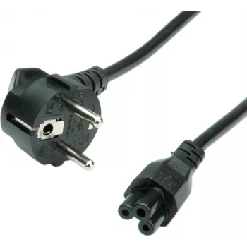 Cavo di alimentazione ROLINE per notebook connettore femmina nero - alimentazione/alimentatore - 0,8 m (19.08.1027)