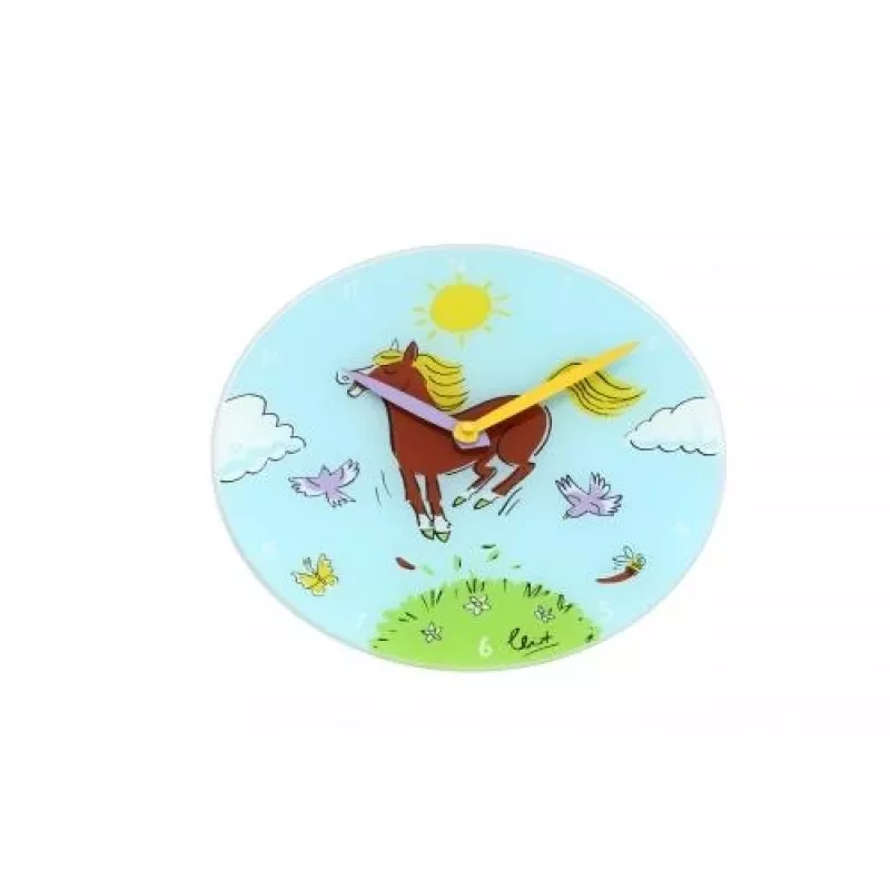 Orologio NeXtime 8812 Jump for joy, Ø30 cm, orologio da parete, blu/multicolore