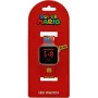 Orologio da polso Kids Euroswan LED Super Mario rosso orologio digitale per bambino con display LED
