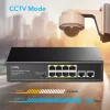 Cudy FS1010P switch di rete Fast Ethernet (10/100) Power over Ethernet (PoE) nero
