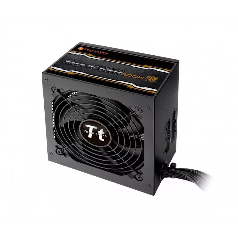Alimentatore Thermaltake Smart SE2 600W ATX semi-modulare, efficienza 86%, ventola 120 mm