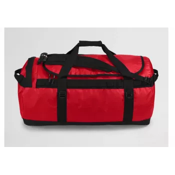 The North Face Base Camp Duffel L Borsa da viaggio 95 L poliestere nero, rosso