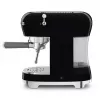 SMEG 50's Style ECF02BLEU macchina per espresso, 15 bar, nera
