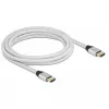 Cavo HDMI DeLOCK Ultra High Speed 48 Gbps 8K 60 Hz argento 3 m