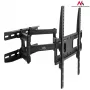 Maclean MC-760 staffa a parete per TV da 26–55 pollici, VESA 100×100–400×400, max 30 kg, inclinazione ±15°, distanza dalla parete 7–46 cm, metallo, nero