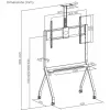 Supporto TV mobile ART STO S-14 per TV 55–100
