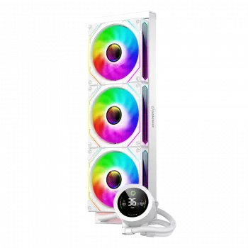 Gamemax | Dissipatore a liquido per CPU | ICEBURG 360 DIGITAL | bianco