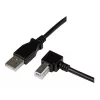 StarTech.com cavo USB 2.0 A a B ad angolo retto 3 m – M/M, 3 m, USB A, USB B, USB 2.0, nero