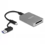 Lettore di schede DeLOCK USB Type-C CFexpress XQD alluminio grigio 10000 Mbit/s