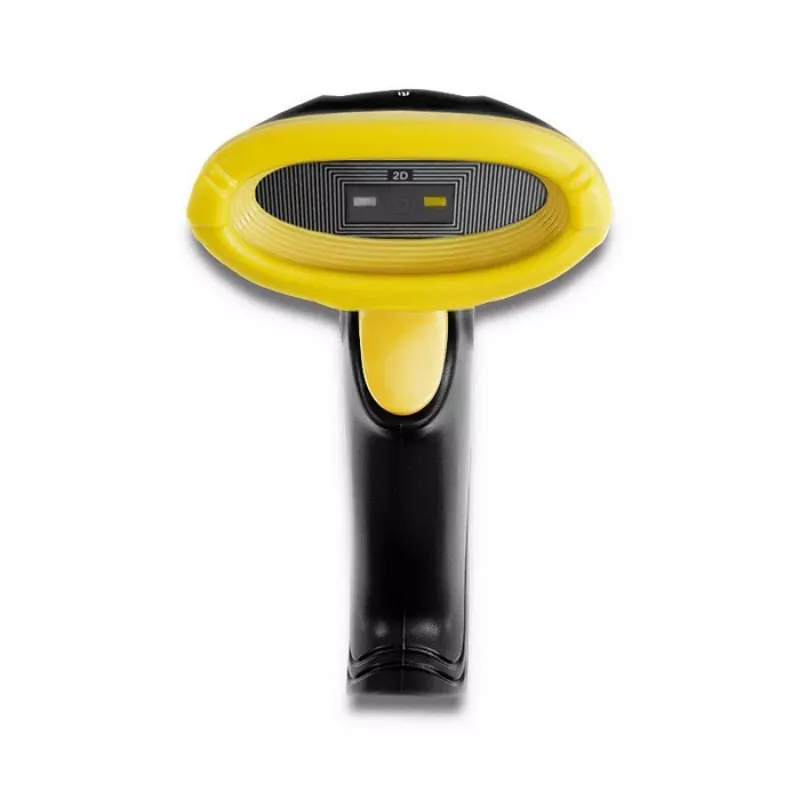 Qoltec 50867 lettore laser di codici a barre 1D/2D, USB, nero