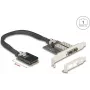 Adattatore di rete DELOCK Mini PCIe I/O 95281 con 2× SFP Gigabit LAN