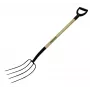 Forca da giardino Fiskars manico in legno, 4 denti, modello 250