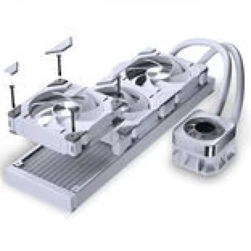 Dissipatore CPU liquido all-in-one PHANTEKS Glacier One 360D30 X2 DRGB 360 mm bianco
