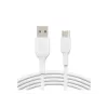 Cavo USB Belkin CAB001BT2MWH 2 m USB A a USB C bianco