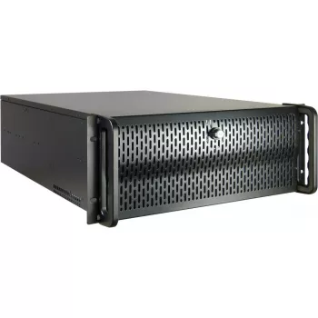 Case per server Inter-Tech IPC 4U-4129L rack argento metallico