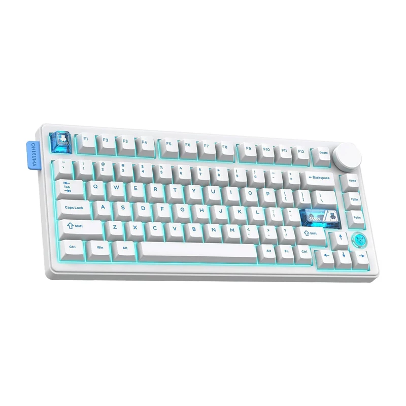 ONIKUMA MT706 tastiera, bianco, QWERTY