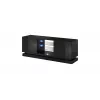 Cama Meble QIU 160 mobile TV, MDF, nero lucido