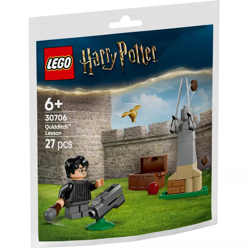 LEGO Harry Potter Set 30706 Lezione di Quidditch con minifigure di Harry e Draco