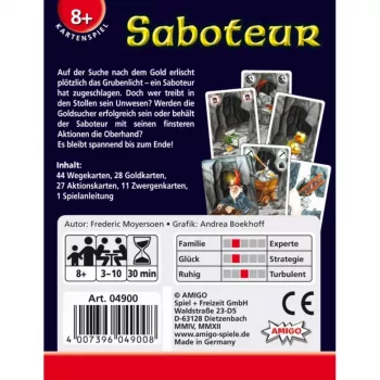 Amigo 04900 Gioco da tavolo Saboteur 30 min.
