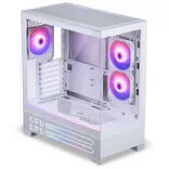 Case PC PHANTEKS XT View Matrix, midi-tower, E-ATX, vetro temperato, Matrix LED - bianco (PH-XT523VM1_DWT01)