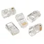 Connettore modulare 8P8C per cavi LAN fissi CAT5, UTP, 10 pz. per sacchetto | Connettore modulare 8P8C RJ45, placcato oro 30µ