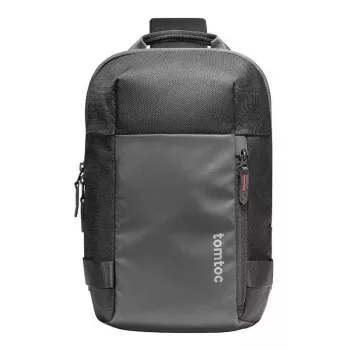 Borsa a tracolla Tomtoc Navigator-T24 S — nero, compatta per le esigenze quotidiane