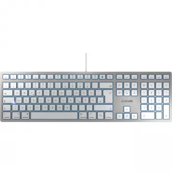 CHERRY KC 6000 tastiera sottile FOR MAC ufficio USB QWERTZ tedesca argento