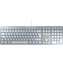 CHERRY KC 6000 tastiera sottile FOR MAC ufficio USB QWERTZ tedesca argento