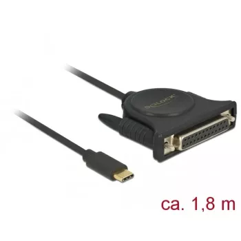 Cavo parallelo DeLOCK 62980 nero 1,8 m
