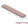 Pad termico DeLOCK 18484 3 W/m·K rosa 20x120x3 mm