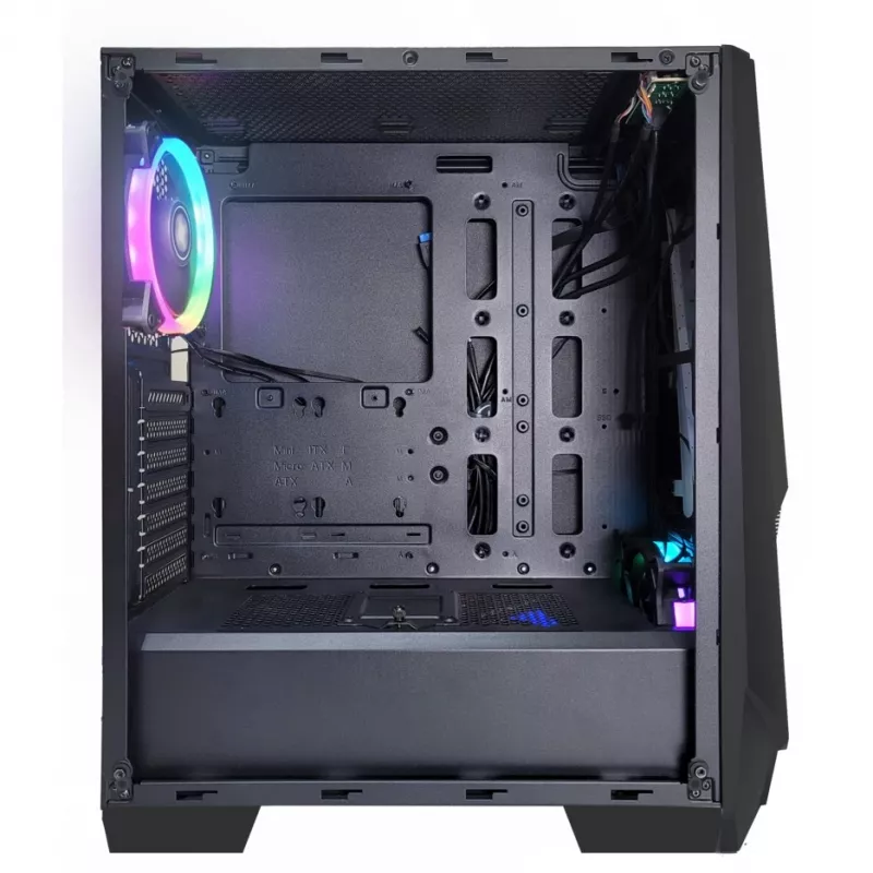 Xilence Xilent Blast X505.ARGB case per PC da gaming, RGB ATX midi tower, nero (XG141)