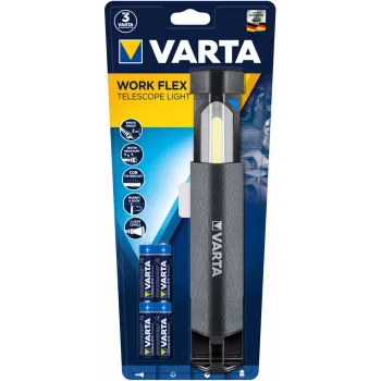 Lampada da lavoro LED Varta Work Flex nero 250 lm IPX4