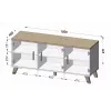 Cama sideboard LOTTA 150 3D rovere wotan + nero opaco