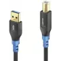Cavo USB PureLink FI-U200-020 2 m USB A USB B nero blu