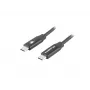 Cavo LANBERG USB-C a USB-C CA-CMCM-40CU-0018-BK — USB 2.0, 1,8 m, nero